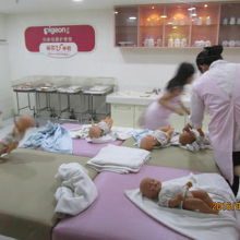 ベビーシッター体験。