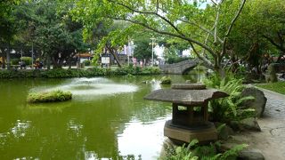 日本庭園の面影が残る？？？？？