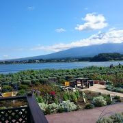 河口湖と富士山のビューポイント