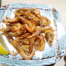 瀬戸内じゃこ海老の唐揚げ５５０円