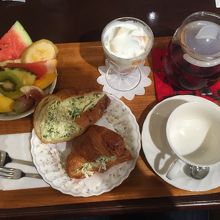 ツナサンドのセット