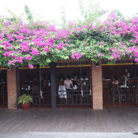 レストランはオープンエア式