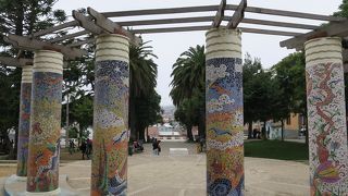 チリらしいアート作品の数々