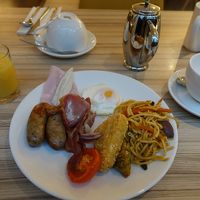 こんな感じ。デザートはヨーグルト、フルーツなどあり