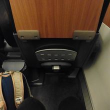 フットレストもあります。