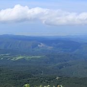 山頂からの眺めがよい