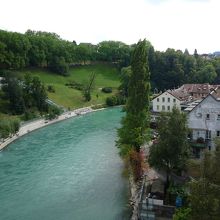 橋の中央部からの風景