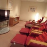 フィットネスのラウンジ