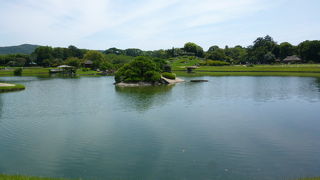 後楽園で一番大きな池！