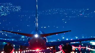 大迫力の飛行機