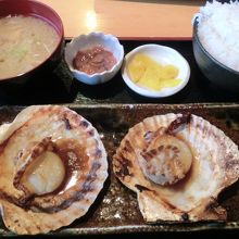 ホタテ焼き定食