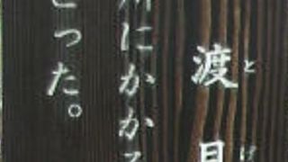 小石川後楽園の渡月橋は、京都嵐山の名前をとって名付けたそうです。