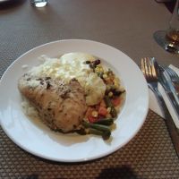 夕食：チキン