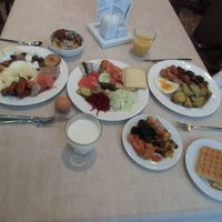 朝食バイキング