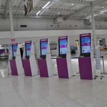 チェックイン機であっという間に搭乗手続き終了です