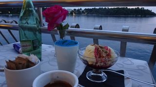 一日の終わりにここで食べる幸せ・・・