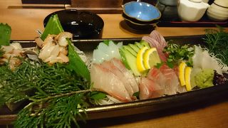 美味しいお魚が食べられます！