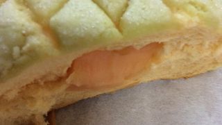 メロンクリームがとても美味しいメロンパン