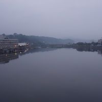 早朝、部屋からの眺め