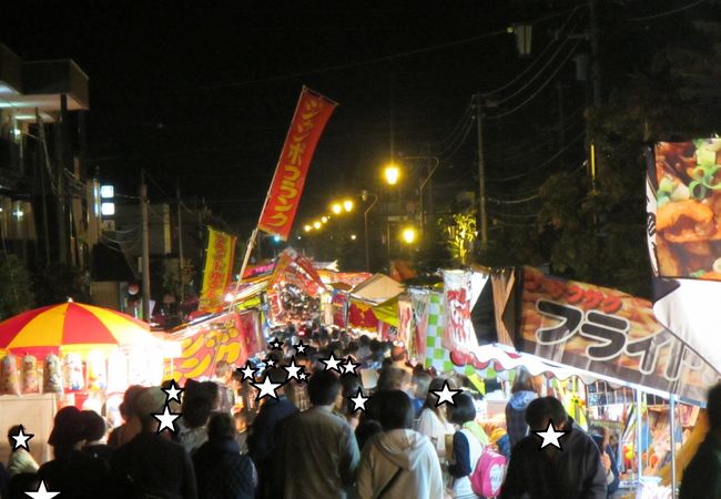 北海道の秋の例大祭のシーズン最後を締めくくる、最大規模の露店数のまつり