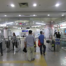 地下鉄の駅です