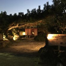 お店の入り口です。