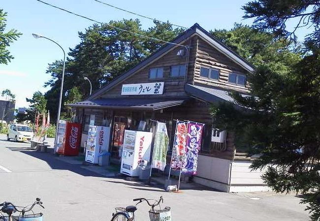 ウェル蟹食堂では、ラーメンが濃厚な味で美味しかったです。