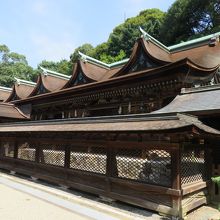 国宝の住吉神社の本殿