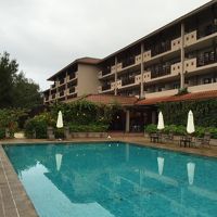 ホテルプールからの景色