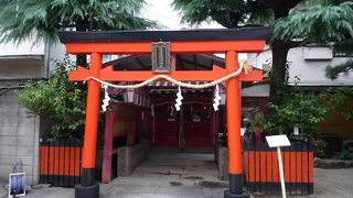 この辺りの地名が残る稲荷神社