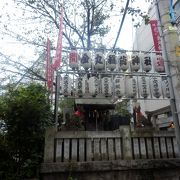 車力門通りにある小さな神社