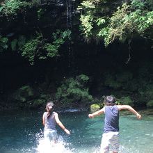 とても綺麗で冷たい水です