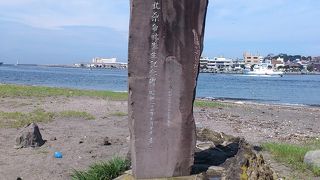 海岸に立つ