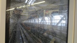 ゆりかもめで渡りました