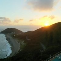 渥美半島、恋路が浜のサンセット