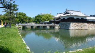 内堀から城内へ！