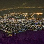 　摩耶山からの　パノラマ絶景　ここからの　夜景が１番