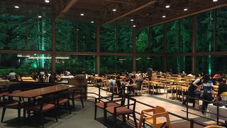 朝も夜も景色がきれい