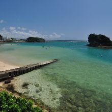 隣はビーチ外人率100％