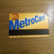 メトロカードです