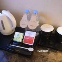 無料の水は１人１本ありました