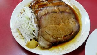 焼き豚ハーフ　600円　がすごいボリューム　チャンポンメンおいしかった