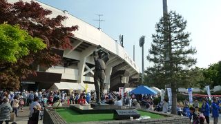 旭川の由緒あるスタジアム