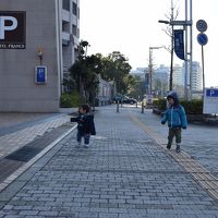 ホテルを出発したところ