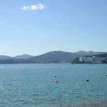 島から見た風景