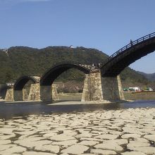 錦帯橋の全景