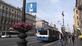 メインの大通り