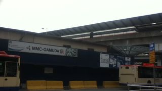 ＬＲＴパサールスニ駅の横にある