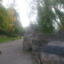 緑地正面入口の様子