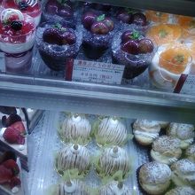 美しいケーキたち。